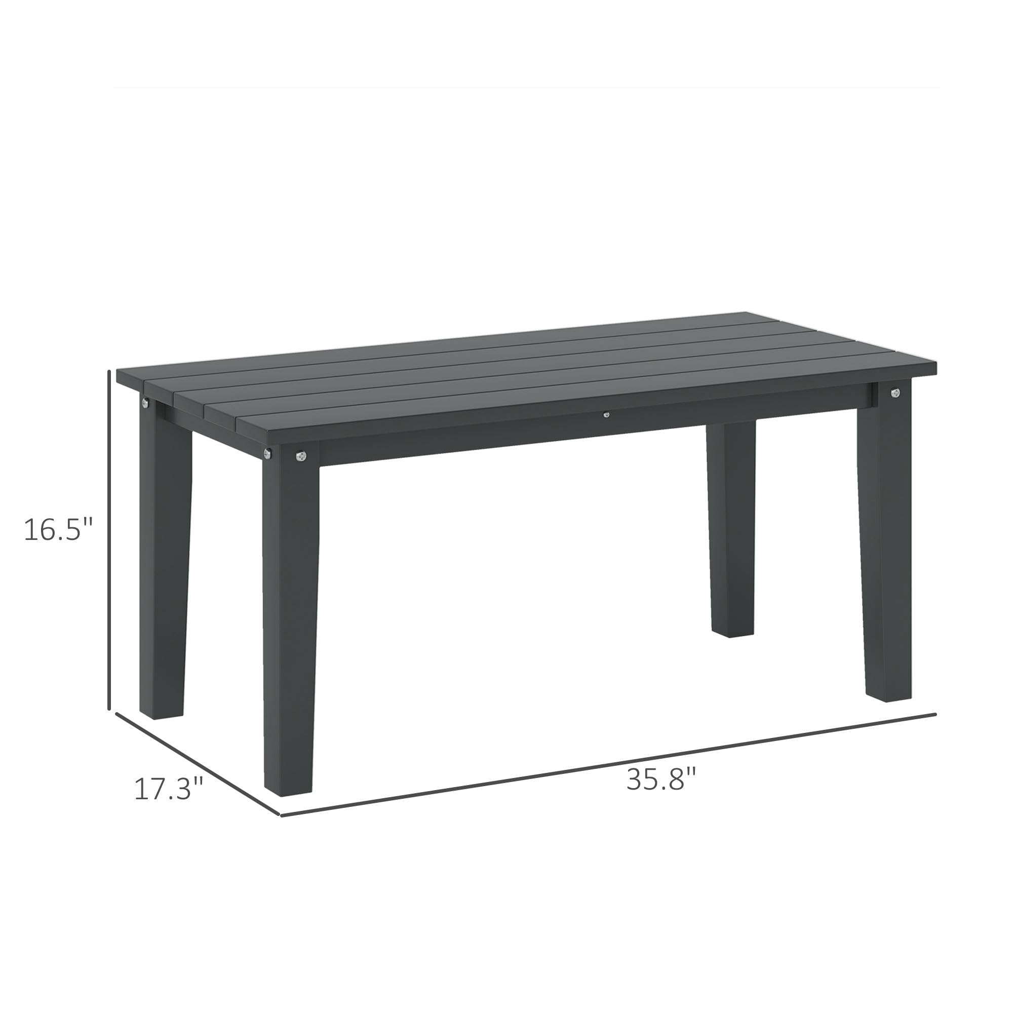 Amazon.com : Outsunny HDPE Outdoor Coffee Table, All-Weather